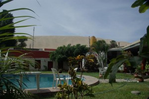 das Pool in unserem Hostal