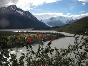 wunderschoener Blick auf den Dickson-Gletscher