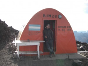 das Refugio RIM auf 2350 hm