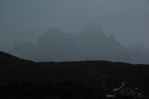 patagonisches Wetter - der Blick am naechsten Tag