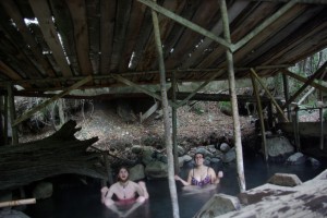 Entspannung pur im badewannenwarmen Wasser