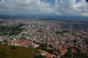 Salta vom Cerro San Bernardo aus gesehen