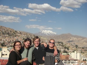 das letzte Gruppenfoto mit unseren franzoesischen Freunden Alice und Nico