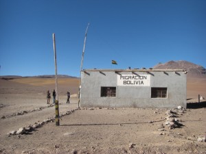 das bolivianische Grenzhaeuschen auf 4500m