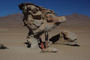 wir halten den Arbol de Piedra..stark sind wir,gell :-)