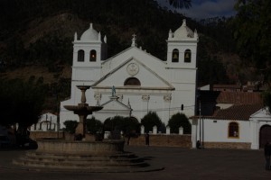 wunderschoene Kirche in Sucre