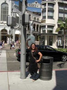 gegen Ende der Tour waren wir noch ein wenig shoppen am Rodeo Drive