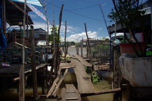 Manche Gassen in Chau Doc sind echt abenteuerlich :-)