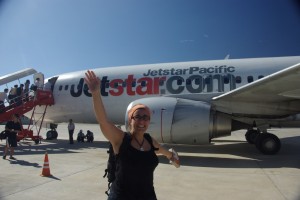 so,wir heben gleich nach Hanoi ab, juhuuu, Ha Long Bucht wir kommen!