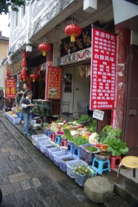 Suuper die chinesischen Restaurants - man zeigt auf das was man essen will, das wird dann frisch gekocht.