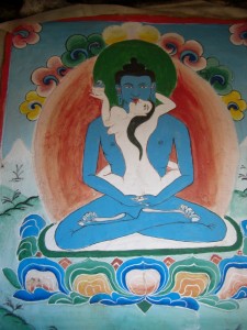 Die tantrischen Darstellungen des Medizinbuddha im Gompa wuerden thematisch in unsere Kirchen nicht passen :-)